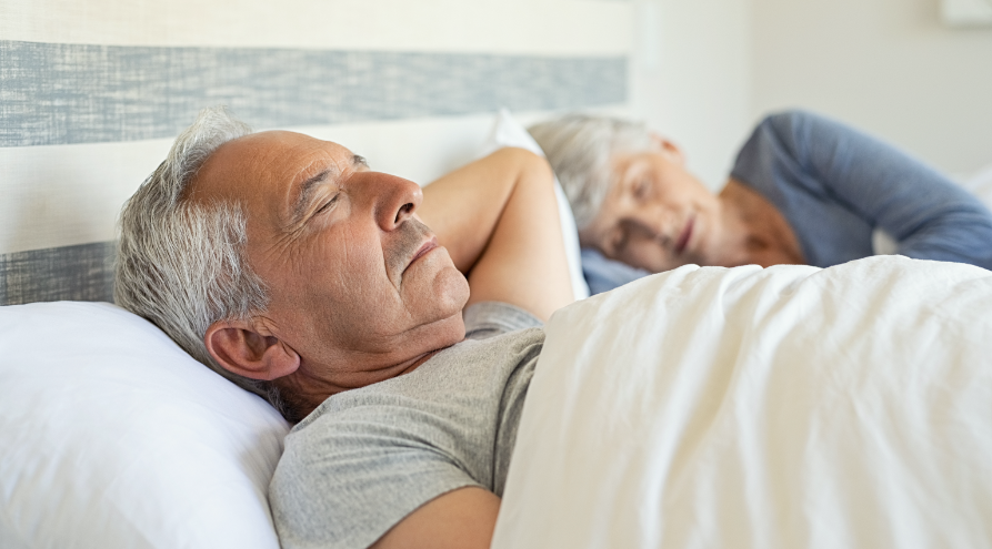 Elder Couple resting